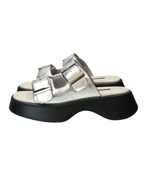 Bridget Birkin / ブリジットバーキン サンダル | 【PARADIS COULEUR】ダブルバックル厚底ミュールサンダル | 詳細21