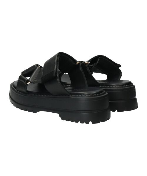 Bridget Birkin / ブリジットバーキン サンダル | 【PARADIS COULEUR】ワイドベルクロ厚底ミュールサンダル | 詳細3