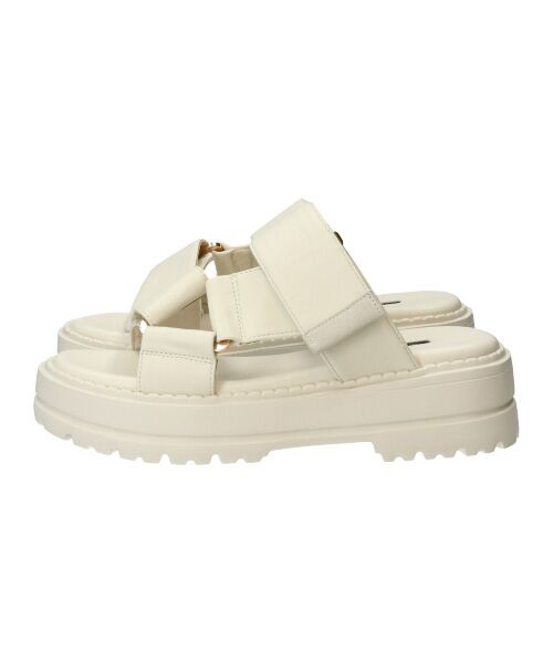 Bridget Birkin / ブリジットバーキン サンダル | 【PARADIS COULEUR】ワイドベルクロ厚底ミュールサンダル | 詳細9