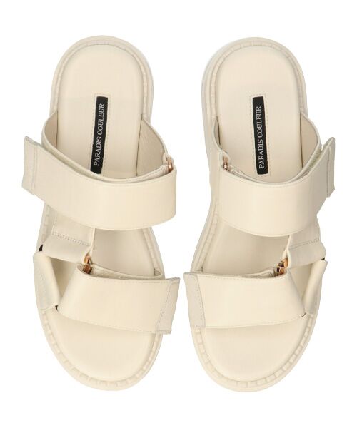 Bridget Birkin / ブリジットバーキン サンダル | 【PARADIS COULEUR】ワイドベルクロ厚底ミュールサンダル | 詳細12