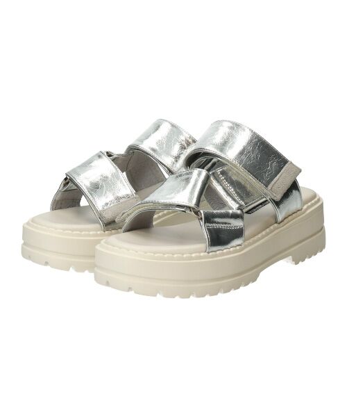 Bridget Birkin / ブリジットバーキン サンダル | 【PARADIS COULEUR】ワイドベルクロ厚底ミュールサンダル | 詳細15