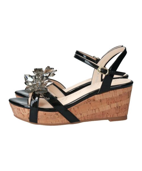 Bridget Birkin / ブリジットバーキン サンダル | 【Bridget Birkin】クリスタルフラワーサンダル | 詳細2