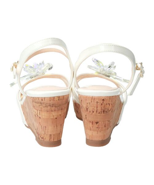 Bridget Birkin / ブリジットバーキン サンダル | 【Bridget Birkin】クリスタルフラワーサンダル | 詳細11