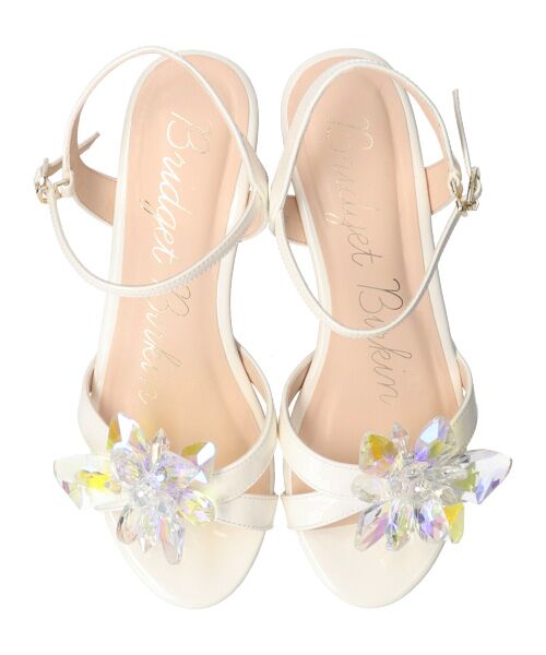 Bridget Birkin / ブリジットバーキン サンダル | 【Bridget Birkin】クリスタルフラワーサンダル | 詳細12