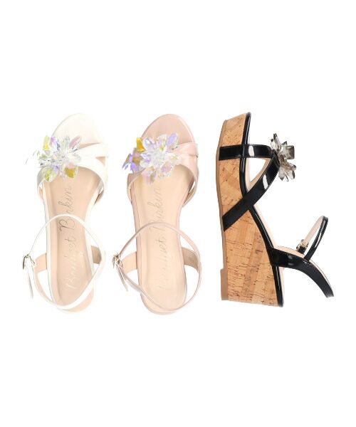 Bridget Birkin / ブリジットバーキン サンダル | 【Bridget Birkin】クリスタルフラワーサンダル | 詳細23