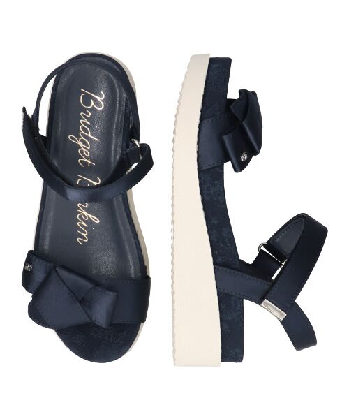 Bridget Birkin / ブリジットバーキン サンダル | 【Bridget Birkin】リボンベルトジャガードサンダル | 詳細25