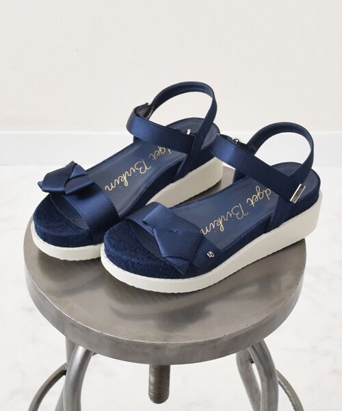 Bridget Birkin / ブリジットバーキン サンダル | 【Bridget Birkin】リボンベルトジャガードサンダル | 詳細27