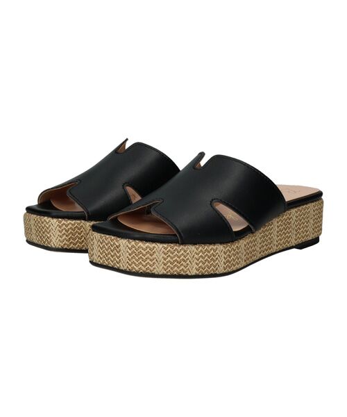 Bridget Birkin / ブリジットバーキン サンダル | 【Bridget Birkin】厚底プラットフォームサンダル（ブラック）
