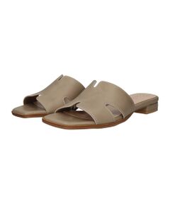 Bridget Birkin / ブリジットバーキン サンダル | 【Bridget Birkin】サイドカットステッチミュールサンダル