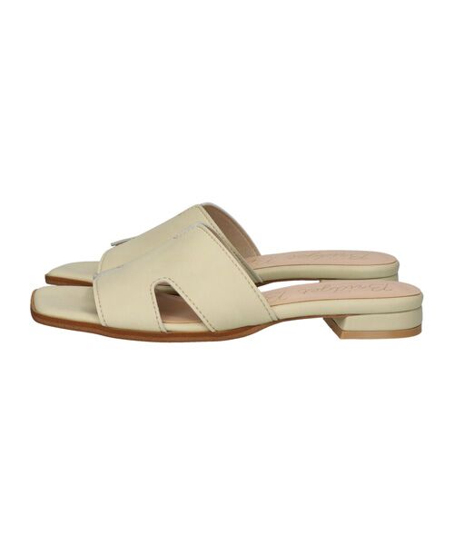 Bridget Birkin / ブリジットバーキン サンダル | 【Bridget Birkin】サイドカットステッチミュールサンダル | 詳細7