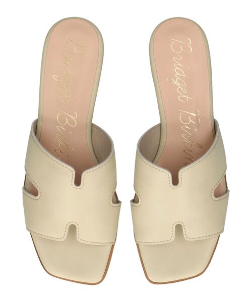 Bridget Birkin / ブリジットバーキン サンダル | 【Bridget Birkin】サイドカットステッチミュールサンダル | 詳細10