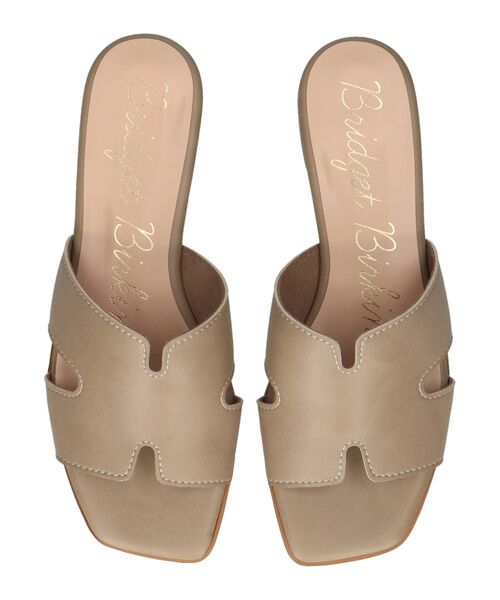 Bridget Birkin / ブリジットバーキン サンダル | 【Bridget Birkin】サイドカットステッチミュールサンダル | 詳細16