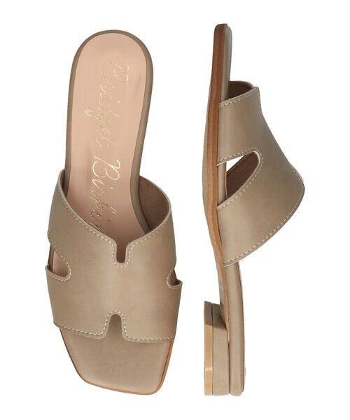 Bridget Birkin / ブリジットバーキン サンダル | 【Bridget Birkin】サイドカットステッチミュールサンダル | 詳細18