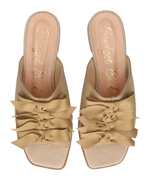 Bridget Birkin / ブリジットバーキン サンダル | 【Bridget Birkin】ラインリボンミュールサンダル | 詳細4