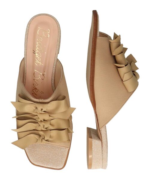 Bridget Birkin / ブリジットバーキン サンダル | 【Bridget Birkin】ラインリボンミュールサンダル | 詳細6