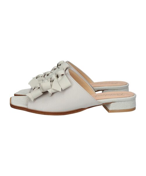 Bridget Birkin / ブリジットバーキン サンダル | 【Bridget Birkin】ラインリボンミュールサンダル | 詳細7