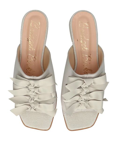 Bridget Birkin / ブリジットバーキン サンダル | 【Bridget Birkin】ラインリボンミュールサンダル | 詳細10