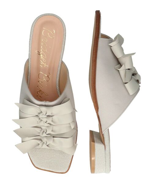 Bridget Birkin / ブリジットバーキン サンダル | 【Bridget Birkin】ラインリボンミュールサンダル | 詳細12