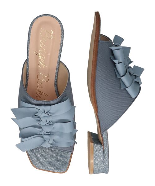 Bridget Birkin / ブリジットバーキン サンダル | 【Bridget Birkin】ラインリボンミュールサンダル | 詳細18