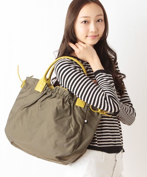 セール B4テオドラ カーキ イエロー トートバッグ Brontibayparis ブロンティベイパリス ファッション通販 タカシマヤファッションスクエア