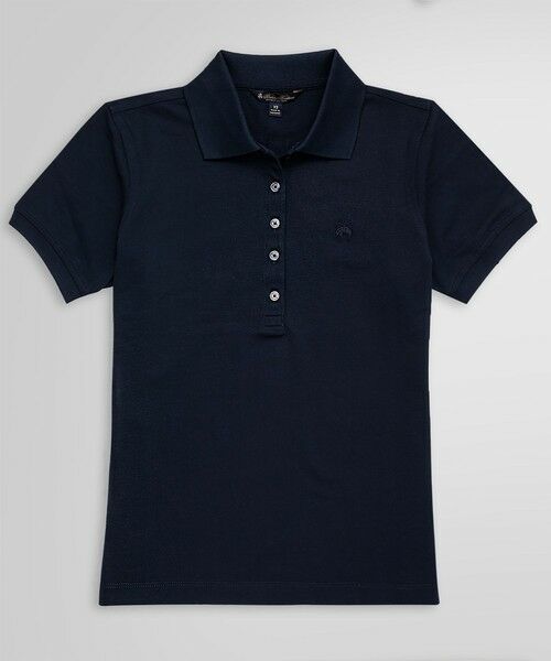 Brooks Brothers/ブルックス ブラザーズ GF スーピマコットン ストレッチピケ ポロシャツ ネイビー SMALL Brooks Brothers/ブルックス ブラザーズ GF スーピマコットン ストレッチピケ ポロシャツ ネイビー SMALL