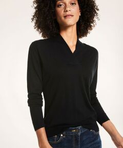 Brooks Brothers / ブルックス ブラザーズ ニット・セーター | シルク/カシミヤ　ショールカラーセーター