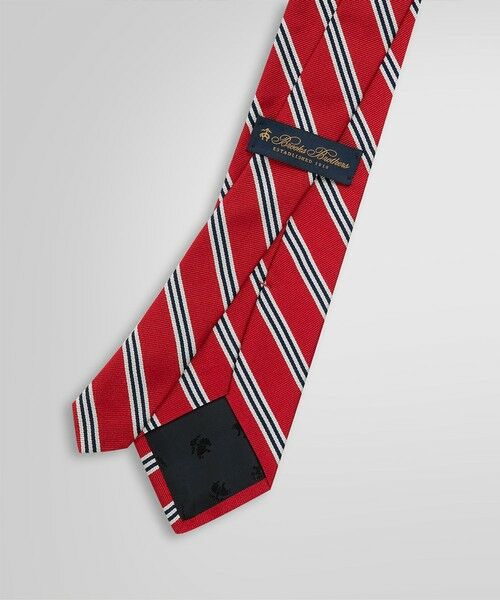 ミニBB#1ストライプ レップタイ （ネクタイ）｜Brooks Brothers