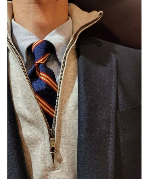 ミニBB#1ストライプ レップタイ （ネクタイ）｜Brooks Brothers