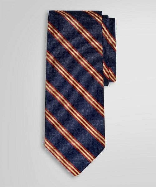 ミニBB#1ストライプ レップタイ （ネクタイ）｜Brooks Brothers