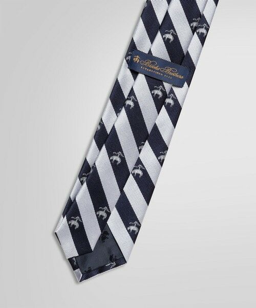 Brooks Brothers / ブルックス ブラザーズ ネクタイ | BB#4 ガードストライプ GFジャカード レップタイ | 詳細1