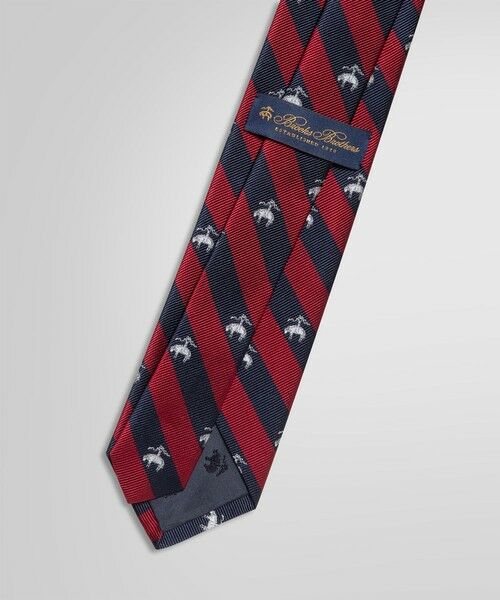Brooks Brothers / ブルックス ブラザーズ ネクタイ | BB#4 ガードストライプ GFジャカード レップタイ | 詳細3