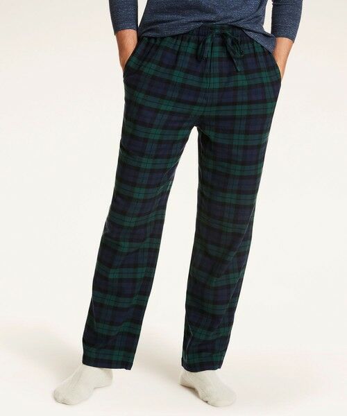Brooks Brothers/ブルックス ブラザーズ コットンフランネル タータンチェック ラウンジパンツ ネイビー X-SMALL Brooks Brothers/ブルックス ブラザーズ コットンフランネル タータンチェック ラウンジパンツ ネイビー X-SMALL