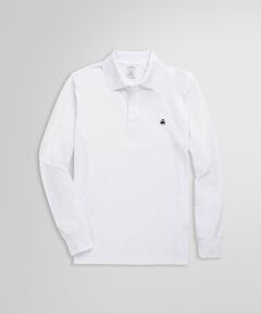 Brooks Brothers / ブルックス ブラザーズ ポロシャツ | GF　スーピマコットン　ストレッチピケ　ロングスリーブポロシャツ　Slim Fit
