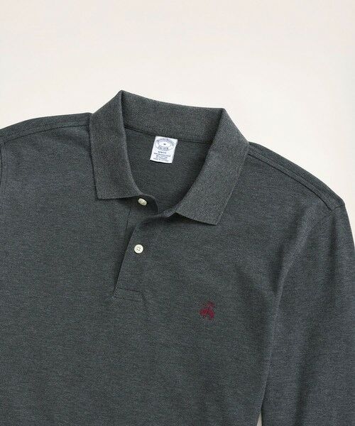 Brooks Brothers / ブルックス ブラザーズ ポロシャツ | GF　スーピマコットン　ストレッチピケ　ロングスリーブポロシャツ　Slim Fit | 詳細3