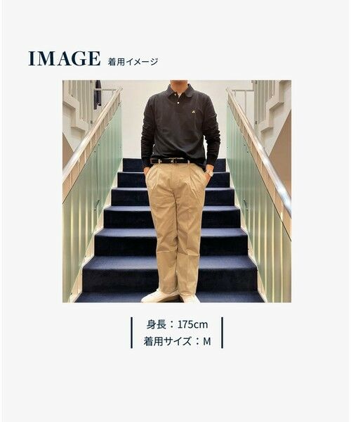 Brooks Brothers / ブルックス ブラザーズ ポロシャツ | GF　スーピマコットン　ストレッチピケ　ロングスリーブポロシャツ　Slim Fit | 詳細13