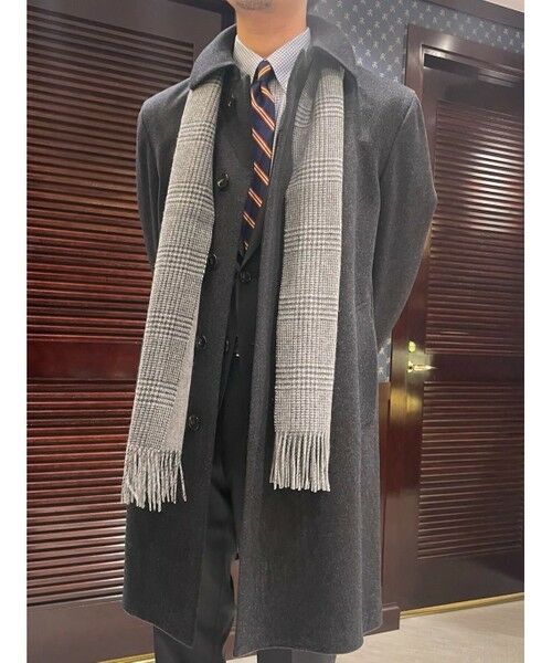 Brooks Brothers / ブルックス ブラザーズ ステンカラーコート | ウール/カシミヤ ソリッド バルカラーコート | 詳細12