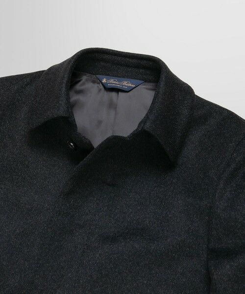 Brooks Brothers / ブルックス ブラザーズ ステンカラーコート | ウール/カシミヤ ソリッド バルカラーコート | 詳細3