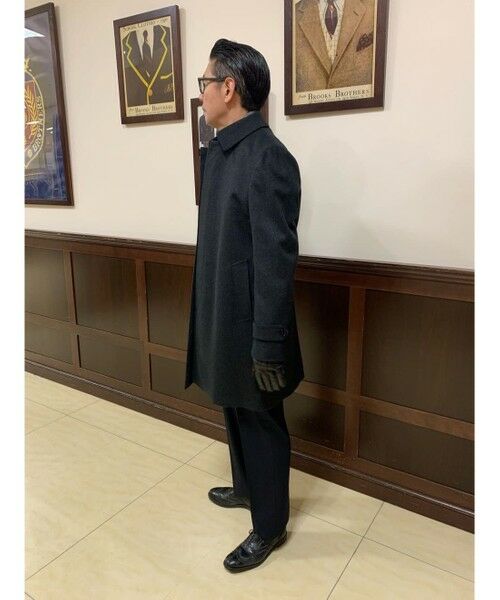 Brooks Brothers / ブルックス ブラザーズ ステンカラーコート | ウール/カシミヤ ソリッド バルカラーコート | 詳細7