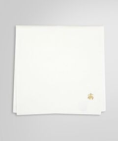 Brooks Brothers / ブルックス ブラザーズ ハンカチ | コットン オックスフォード GFロゴ ソリッド ハンカチ