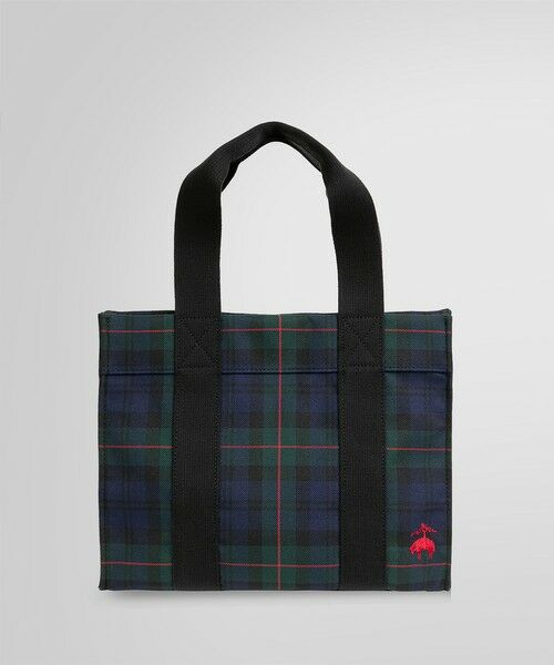 Brooks Brothers/ブルックス ブラザーズ ポリエステル/レーヨン GF ブラックウォッチ トートバッグ ネイビー ONE SIZE Brooks Brothers/ブルックス ブラザーズ ポリエステル/レーヨン GF ブラックウォッチ トートバッグ ネイビー ONE SIZE