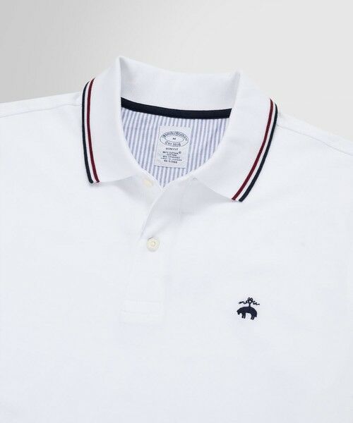 Brooks Brothers / ブルックス ブラザーズ ポロシャツ | GF スーピマコットン ストレッチピケ ティップド ポロシャツ Slim Fit | 詳細1