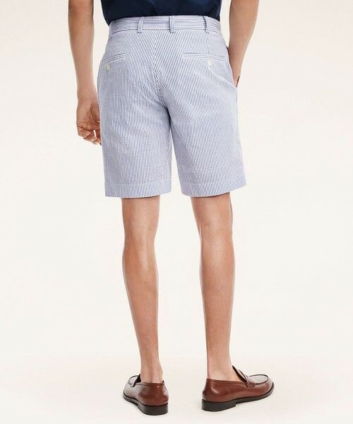 Brooks Brothers / ブルックス ブラザーズ その他パンツ | ストレッチコットン シアサッカーストライプ 9inショーツ | 詳細1