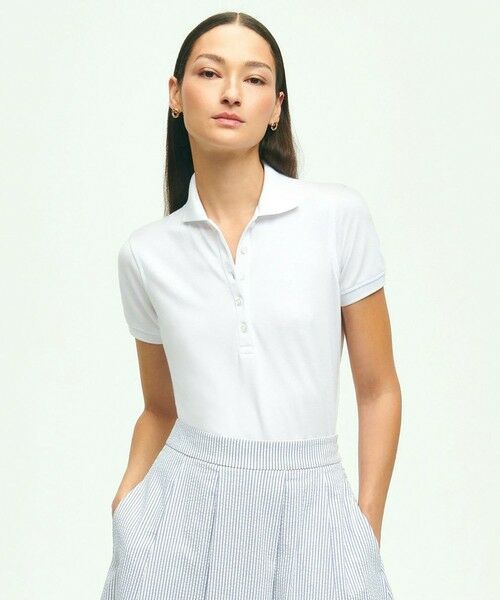 Brooks Brothers / ブルックス ブラザーズ ポロシャツ | GF スーピマコットン ストレッチピケ ポロシャツ | 詳細4