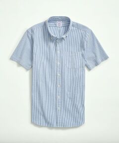 Brooks Brothers / ブルックス ブラザーズ シャツ・ブラウス | ストレッチコットン シアサッカーストライプ ショートスリーブ カジュアルシャツ Regular Fit
