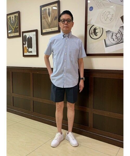 Brooks Brothers / ブルックス ブラザーズ シャツ・ブラウス | ストレッチコットン シアサッカーストライプ ショートスリーブ カジュアルシャツ Regular Fit | 詳細2