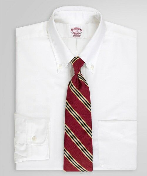Brooks Brothers/ブルックス ブラザーズ スーピマコットン オックスフォード 6つ釦 ポロカラーシャツ ホワイト 16 1/2-33 Brooks Brothers/ブルックス ブラザーズ スーピマコットン オックスフォード 6つ釦 ポロカラーシャツ ホワイト 16 1/2-33