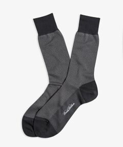 Brooks Brothers / ブルックス ブラザーズ ソックス | コットンブレンド ハウンドトゥース ドレスソックス