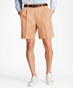 Brooks Brothers / ブルックス ブラザーズ チノ・ワークパンツ | ストレッチコットン ライトウエイトアドバンテージチノ プリーテッド 8inショーツ