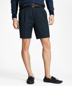 Brooks Brothers / ブルックス ブラザーズ チノ・ワークパンツ | ストレッチコットン ライトウエイトアドバンテージチノ プリーテッド 8inショーツ