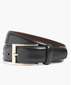 極美品✨ブルックスブラザーズ ベルト ブラック シルバーバックル イタリア製 シルバーバックル ドレスベルト （ベルト・サスペンダー
